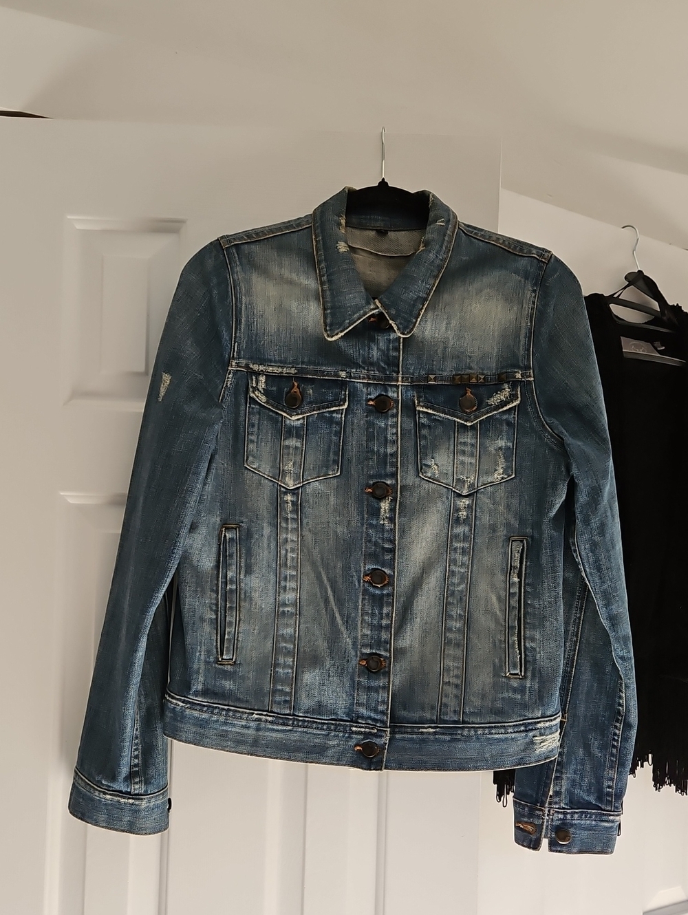 Joe Classic Blue Washed Denim Jacket - Women